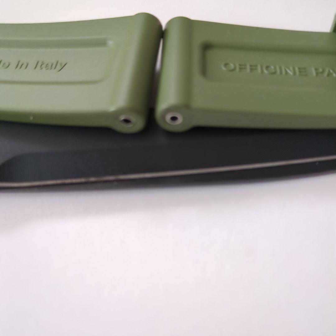 PANERAI 純正ラバー ストラップ アーミー　グリーン