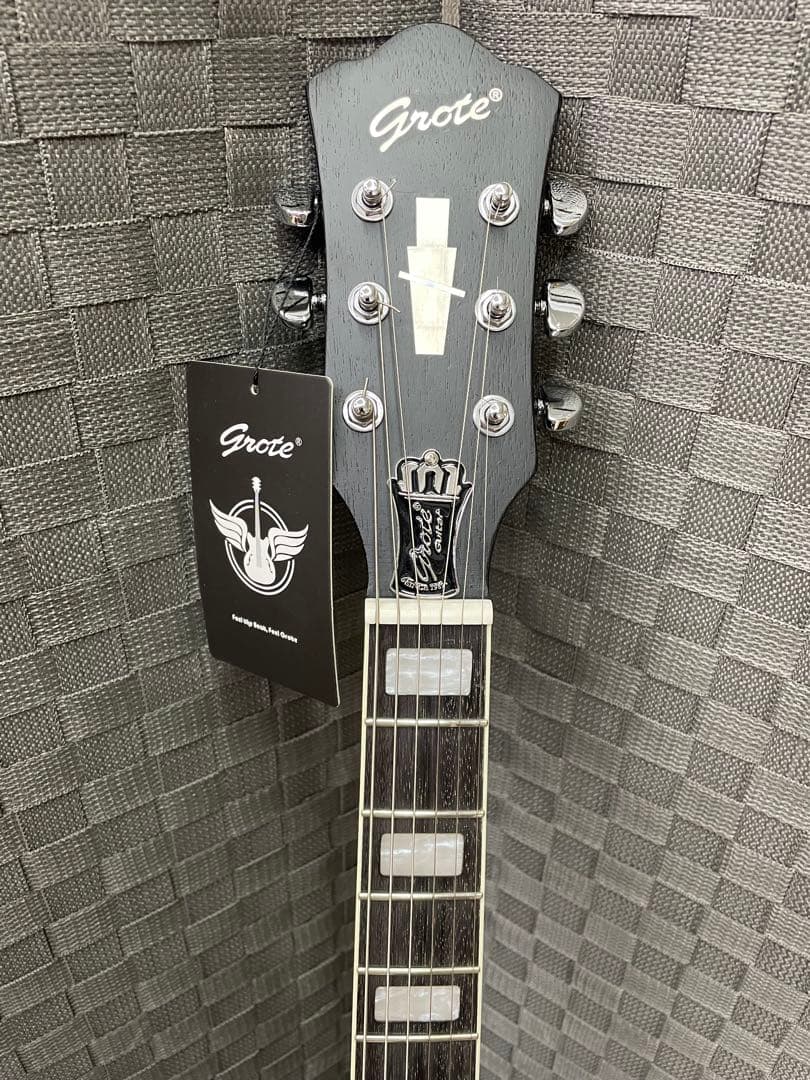 Grote P-90 セミホロウボディ エレキギター セミアコ