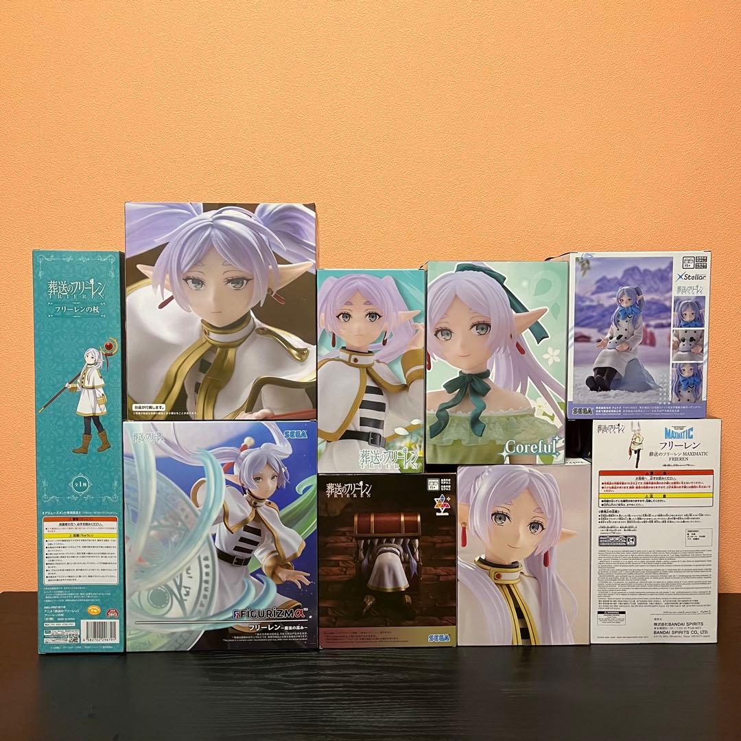 新品未開封】葬送のフリーレン フリーレン フィギュアまとめ売り 9点