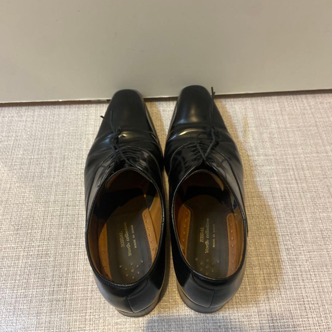 リーガル REGAL 911R ストレートチップ ガラスレザー 27cm