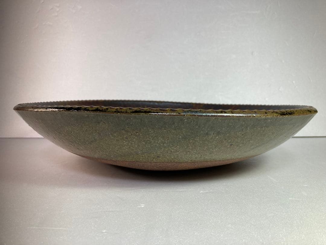 舩木研児 鐵釉大鉢 布志名焼 民藝 舩木研兒 船木研児