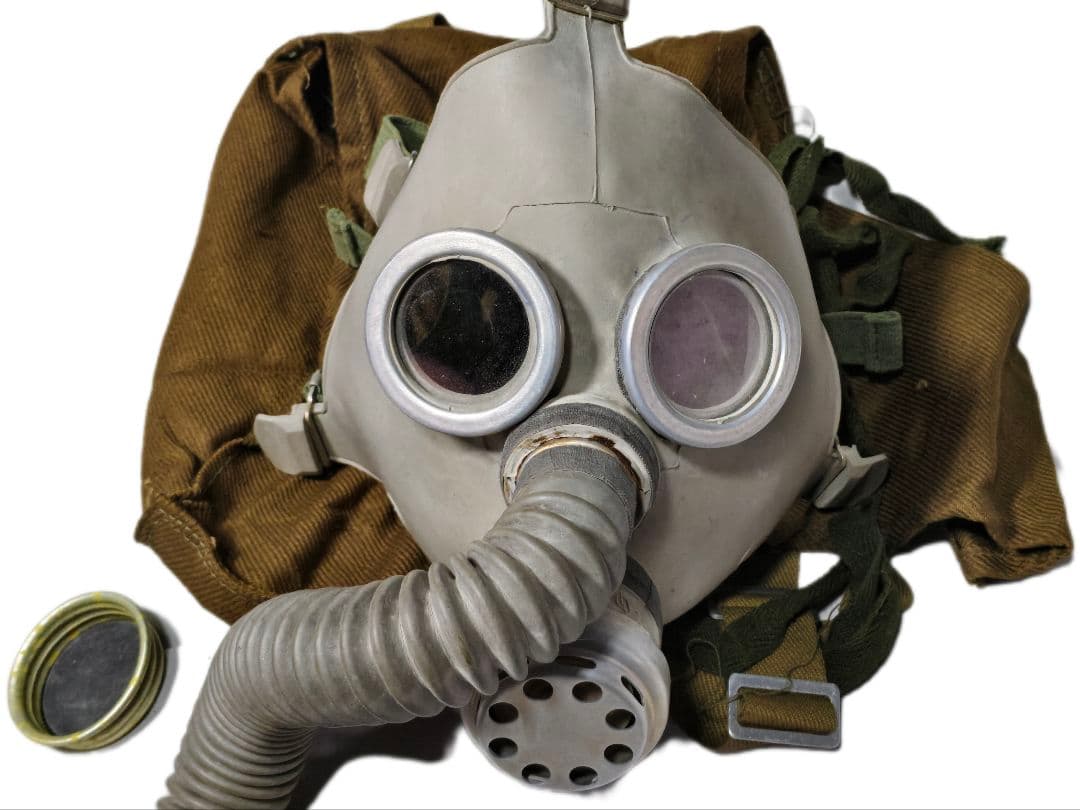 ロシア軍 ソ連 東ドイツ 実物 PDF-7 GP-5 ガスマスク サイズ4 ソ連軍