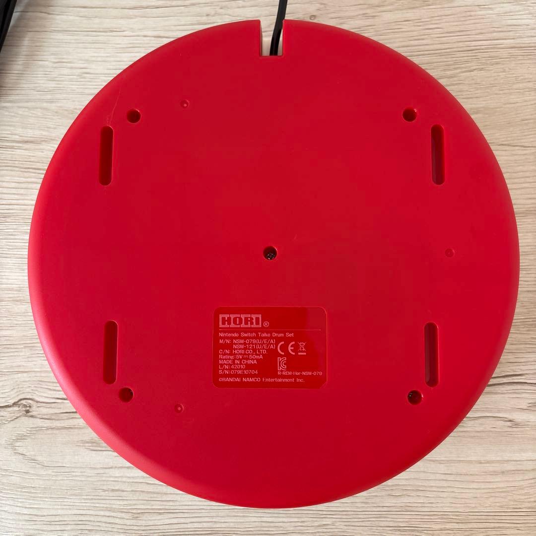 セット売り　Nintendo Switch 太鼓の達人　ソフト+太鼓とバチ