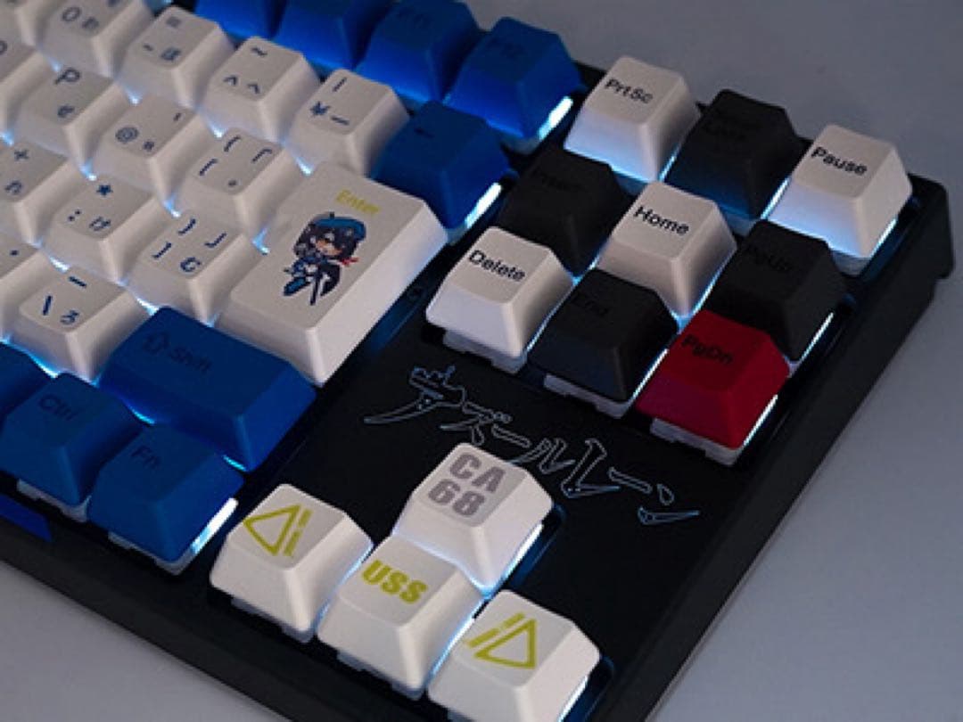 アズレン×ふもコレ ボルチモアモデル キーボード アイリス軸VARMILO ふもコレ×アズールレーン キーボード ボルチモアモデル｜ふもコレ(Fumo