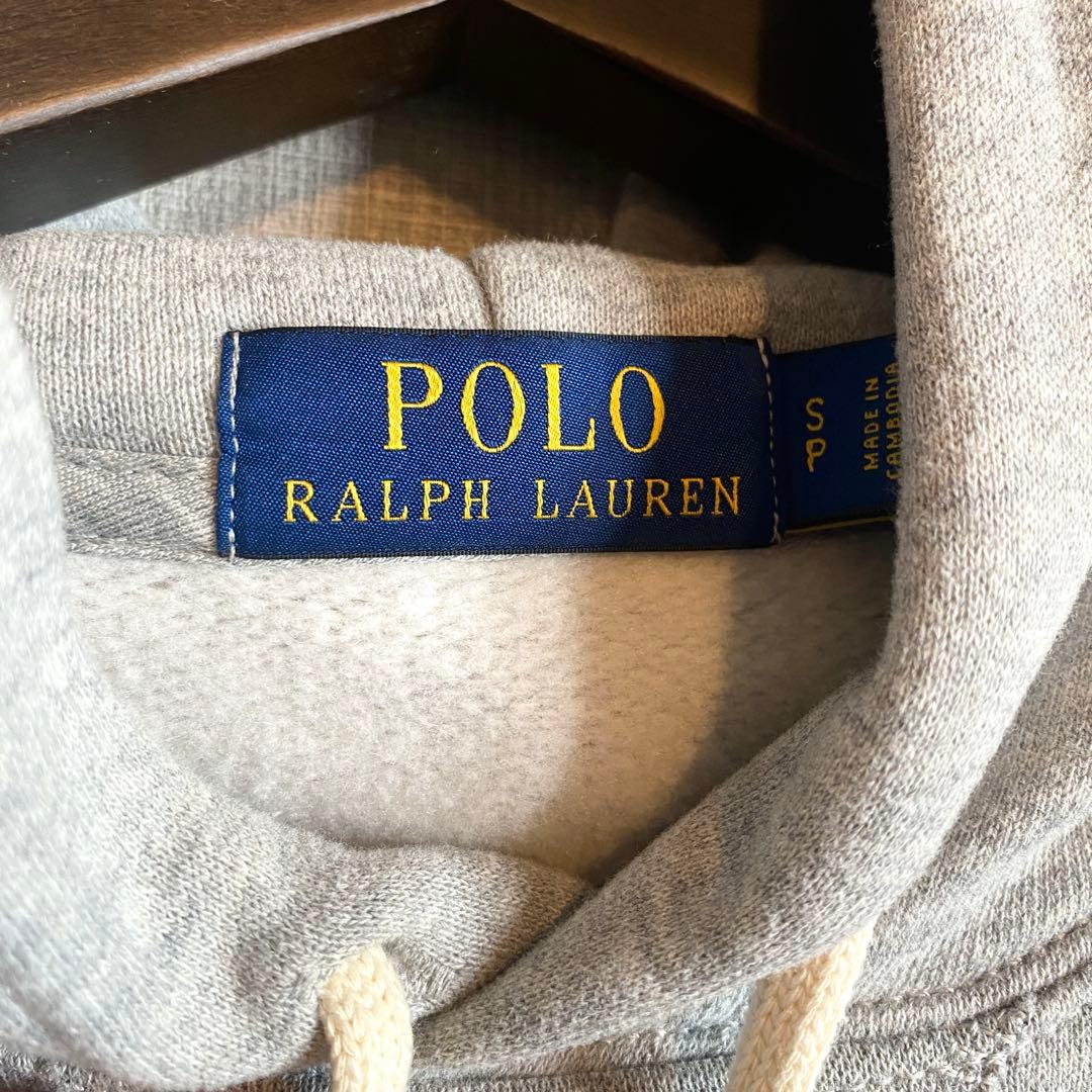 【定番！ほぼ新品！】ポロ　ラルフローレン パーカー　グレー　定価26,400円