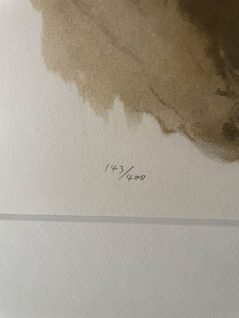 日本芸術院会員就任記念 織田広喜 オリジナルリトグラフ「少女」143/400