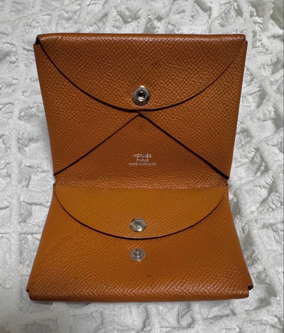 HERMÈS ブラウン レザー ケース
