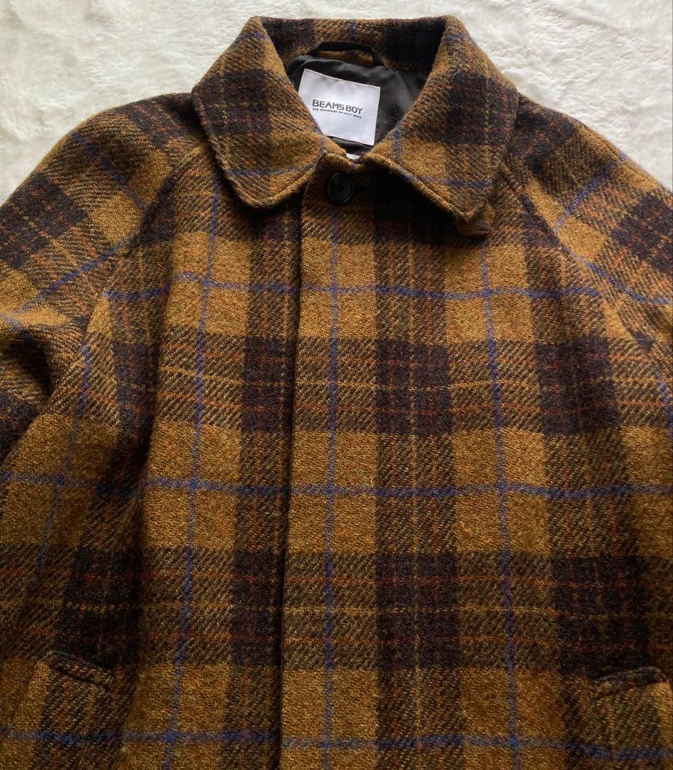 23AW美品✨ビームス ハリスツイード コート ジャケット・アウター
