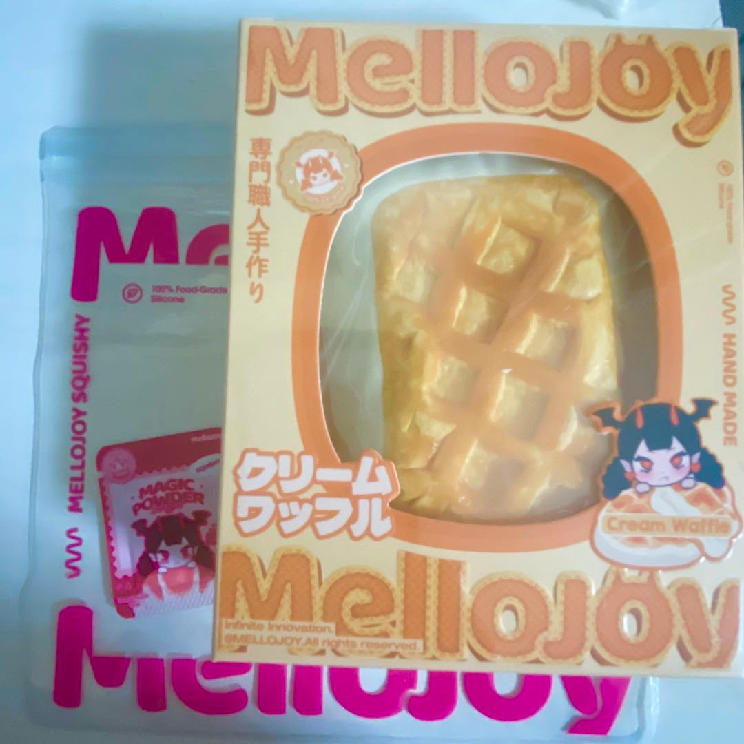 メロジョイ ワッフル 四角スクエアスクイーズ新品未開封 パウダー付き