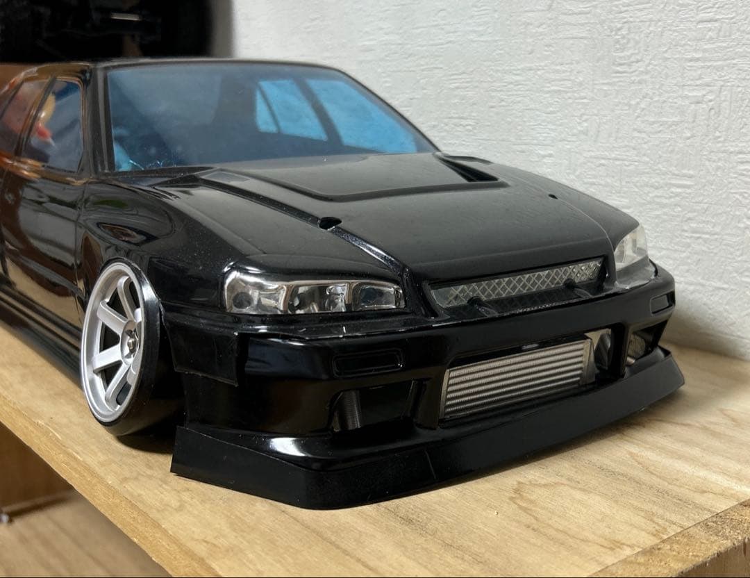 売り切り ラジコンボディ ヨコモ ER34 スカイライン BN風