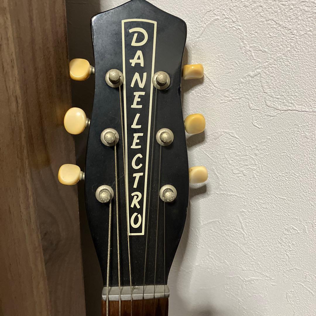 E*m様 DANELECTRO エレキギター 56-U2 ブラック シングルカッ