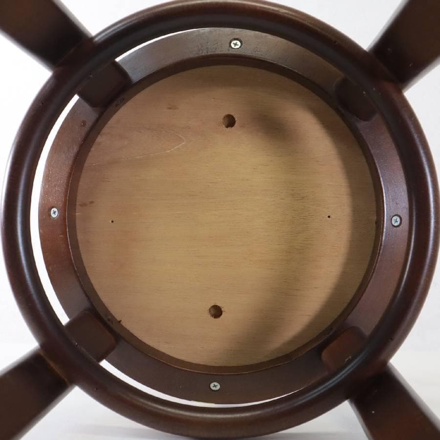 2脚まとめ買い IDC大塚家具 秋田木工 201 スツール ブナ材 ウォールナッ