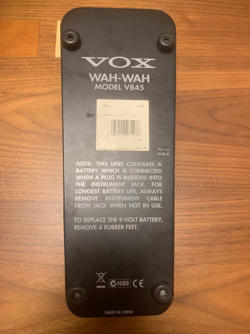 BOSS NS-2 VOX V845 セット 同じエフェクター：BOSS NS-2 Noise