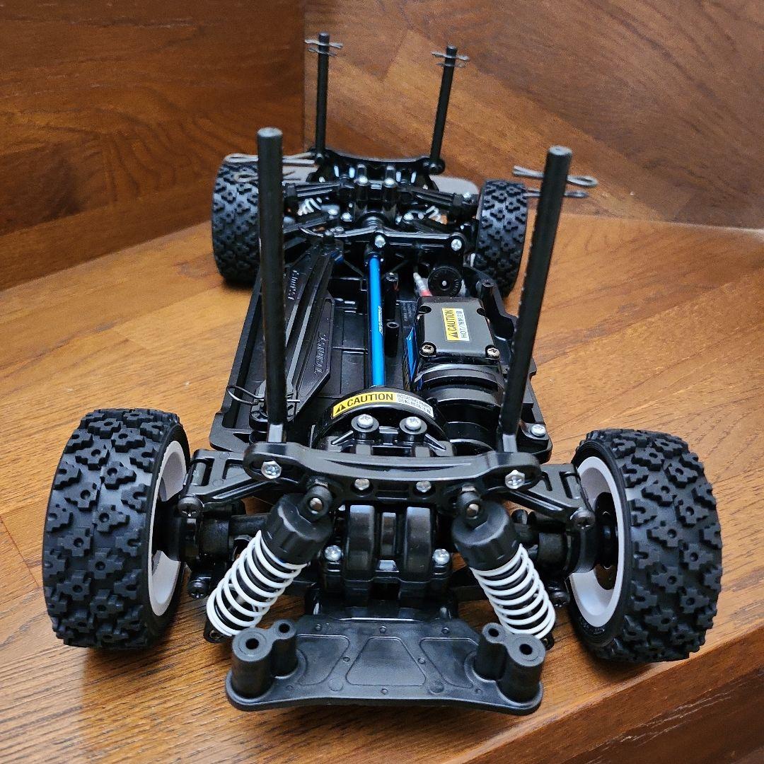 タミヤ　 T T - 0 2 シャーシ　　 組立て完成品 ラリー仕様