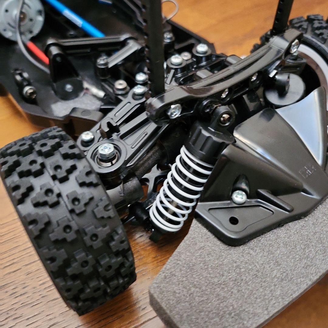 タミヤ　 T T - 0 2 シャーシ　　 組立て完成品 ラリー仕様