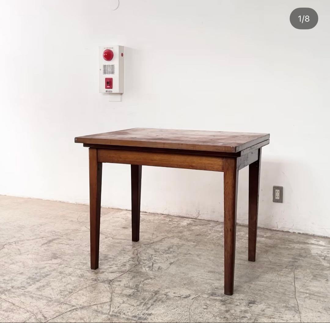 拡張ダイニングテーブル エクステンションテーブル ヴィンテージ 直接引き取り価格