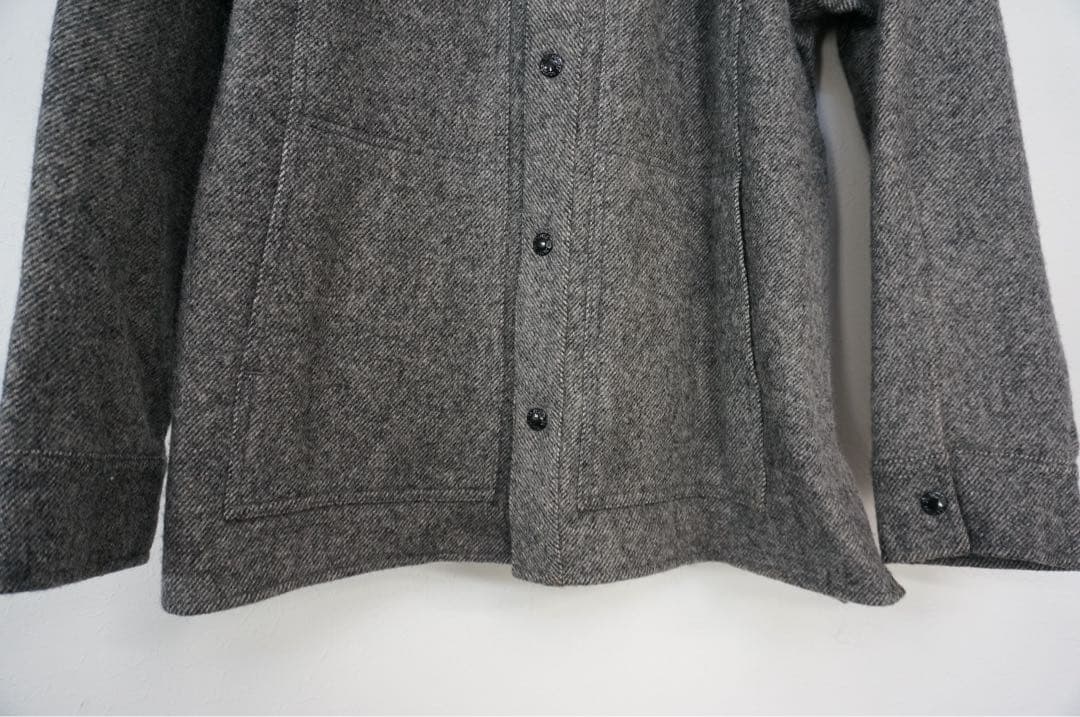 【美品】FILSON フィルソン ケープジャケット Lグレー　ダブルマッキーノ