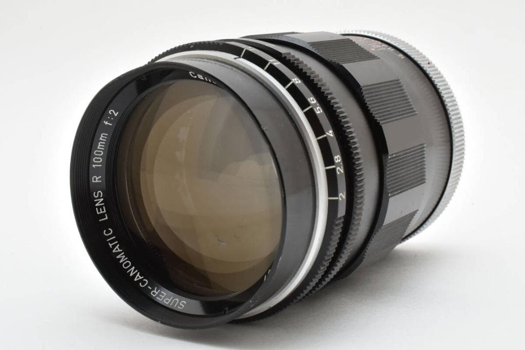 レンズ(単焦点) CANON SUPER-CANOMATIC LENS R 100mm F2 Canon Super-Canomatic R 100mm F/2 | LENS-DB.COM