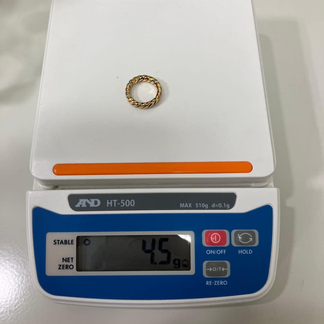 正規品 ブルガリ トゥボガス スリーカラーリング K18 750 4.5g