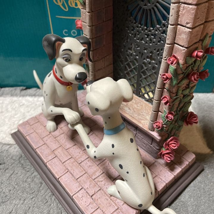 WDCC ディズニー 101匹わんちゃん ポンゴ&パーディタ フィギュア 陶器製