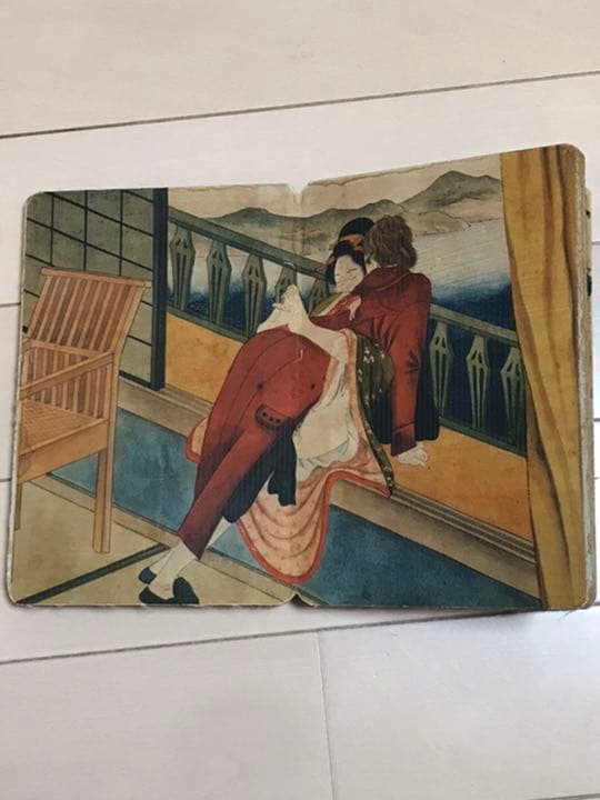 春画 1冊　画帖 西洋人 古文書 掛軸