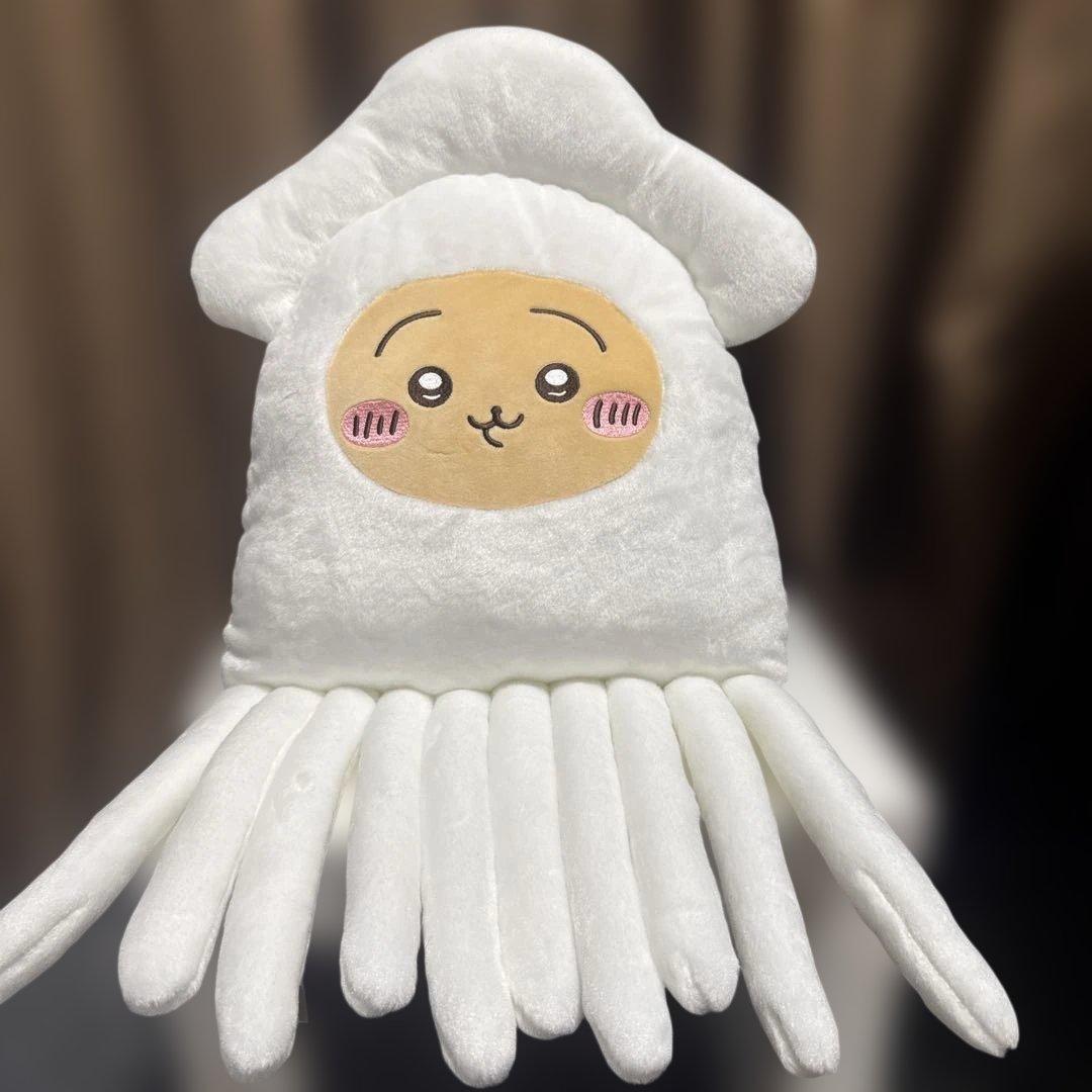 ちいかわ たこイカくじ B賞 BIGイカクッション うさぎ - メルカリ