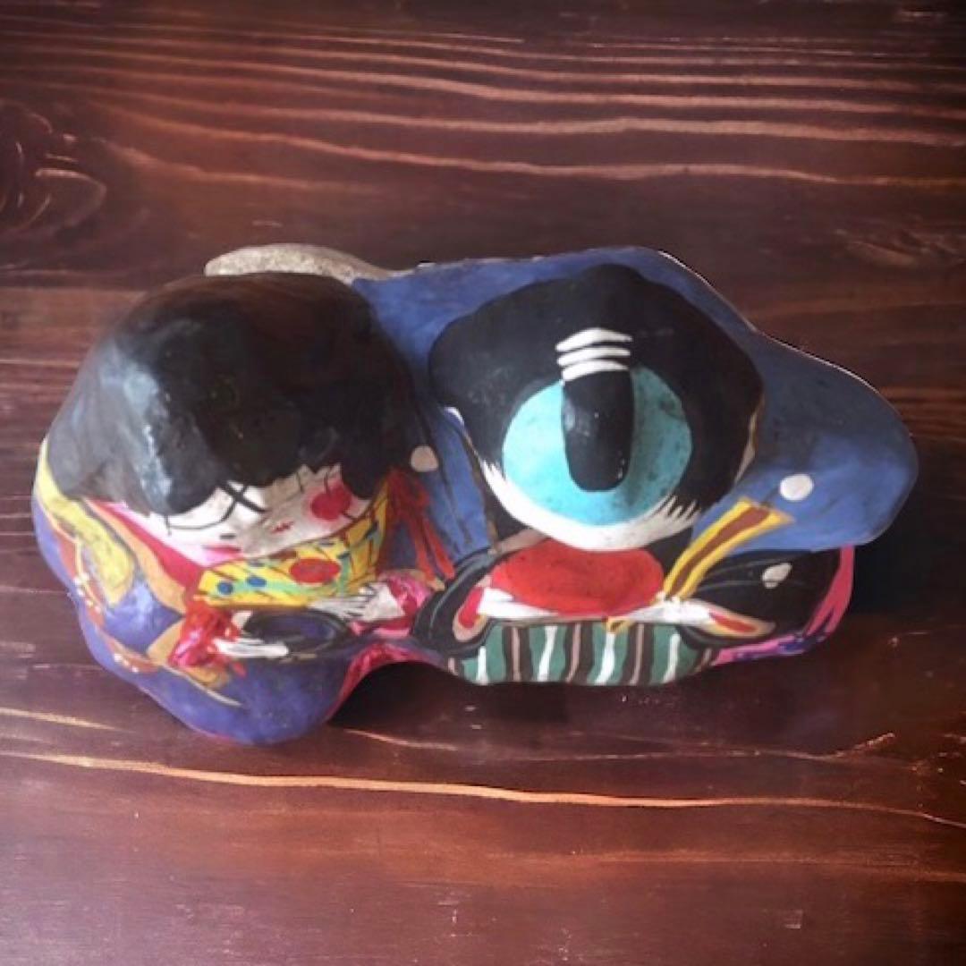 古玩 青森県 廃絶 郷土玩具 青森名玩 青森張子人形② 福原英治郎 お多福