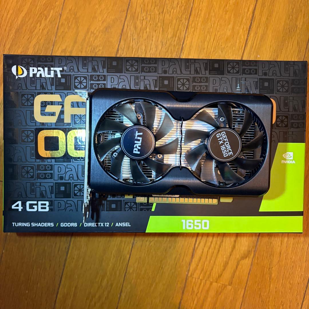 美品】Palit GTX1650 GDDR6 4GB｜動画編集のみ・非喫煙 - メルカリ
