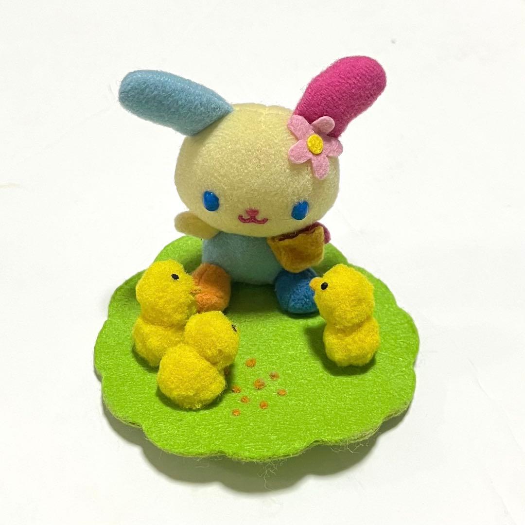 サンリオ ウサハナ ぬいぐるみ 平成レトロ 当時物 廃盤 レア マスコット