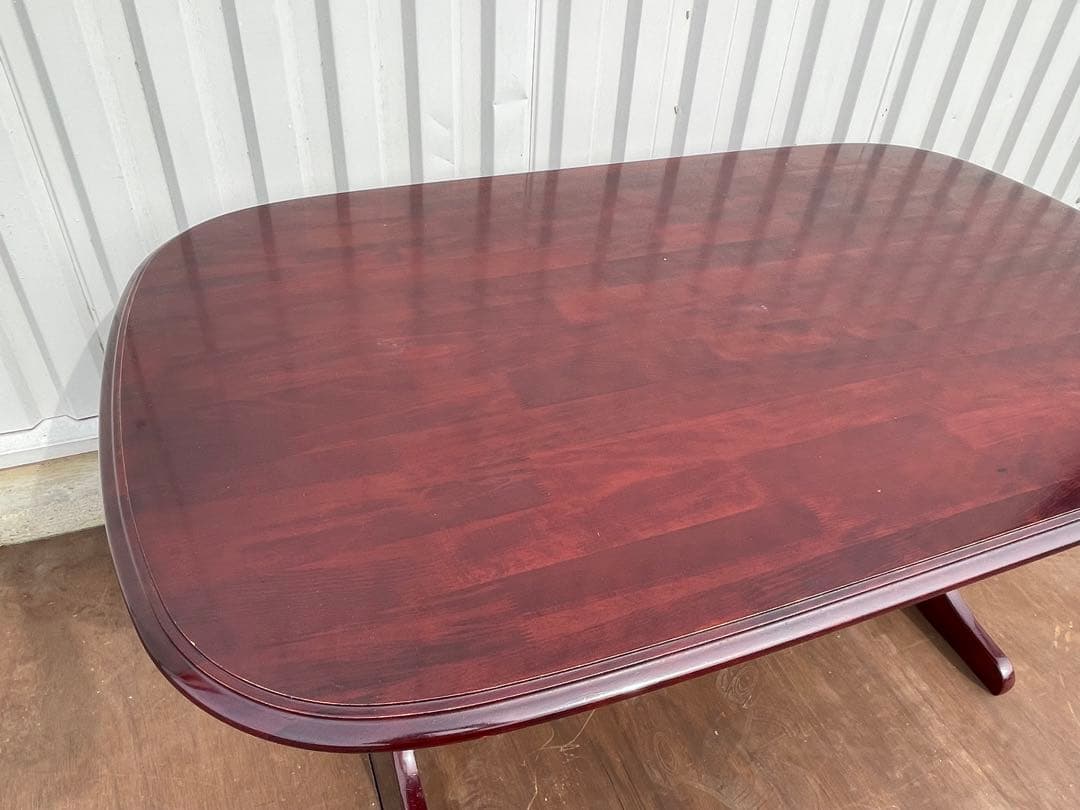 4人掛 カリモク オーバルテーブル