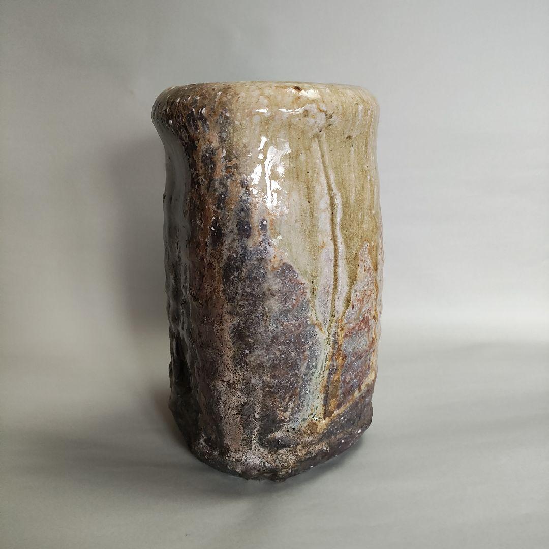 坂本俊人　伊賀旅枕花入　伊賀焼　信楽焼