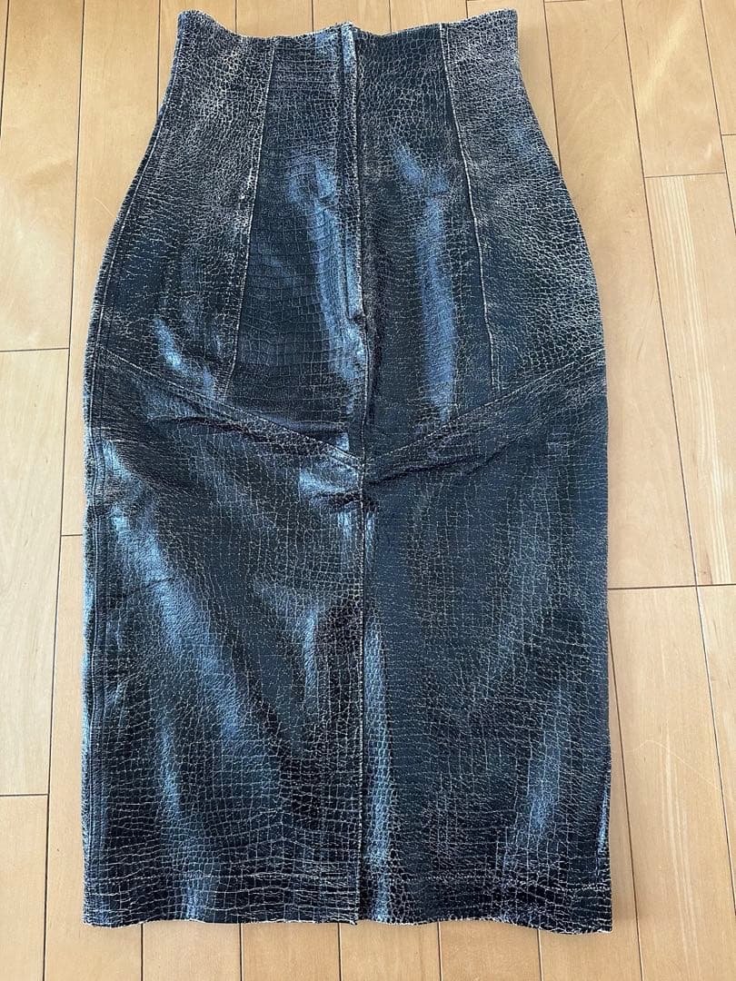 FUMIKA UCHIDA フミカウチダ　レザー タイトスカート　34