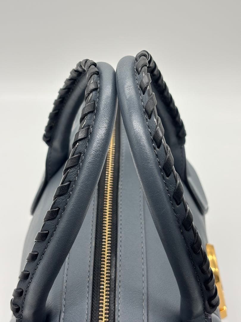 【ショッパー付】マークジェイコブス　グレー ショルダー　ハンドバッグ　2way