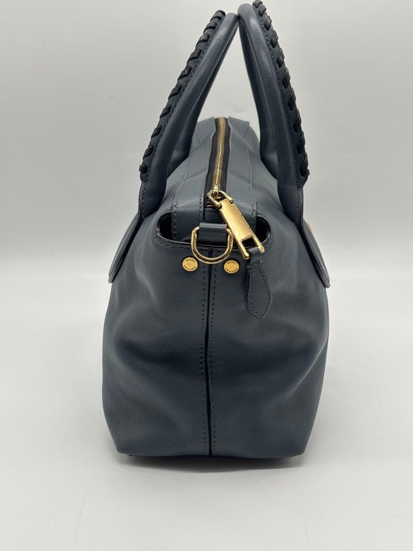 【ショッパー付】マークジェイコブス　グレー ショルダー　ハンドバッグ　2way