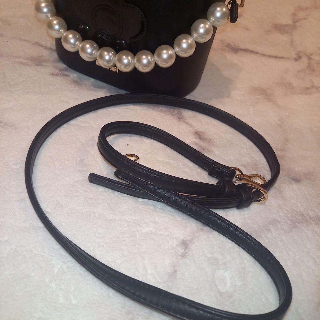 MARY QUANT パールハンドル パーティーバッグ