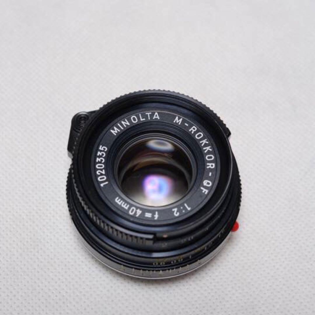 ライツミノルタ Leitz minolta CL M-ROKKOR 40mm 40mm F2 Minolta 90mm