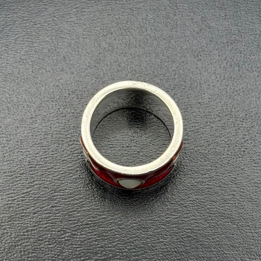 ヴィヴィアンウエストウッド キングリング レッド×シルバー S 廃盤 復刻版