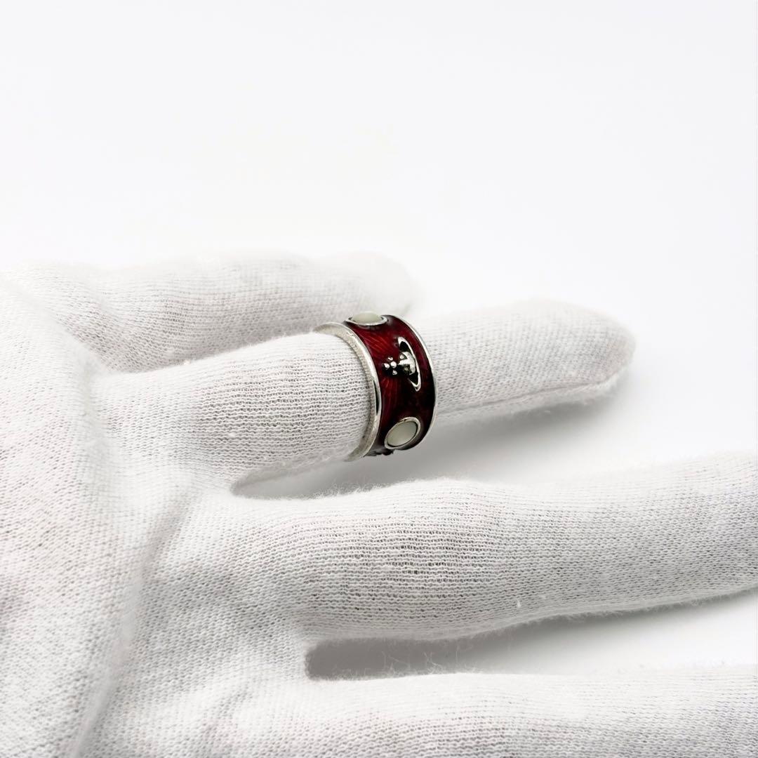 ヴィヴィアンウエストウッド キングリング レッド×シルバー S 廃盤 復刻版