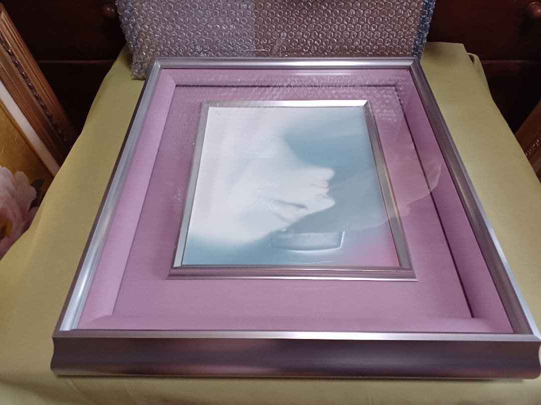 若尾和呂 「献身」 油彩 F3号 タリズマニックアート 幸運を招く絵 膜