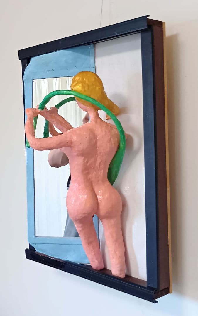 風呂場でスイング