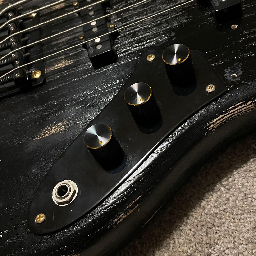 FGN フジゲン 5弦ベース サドウスキーピックアップ アッシュボディ