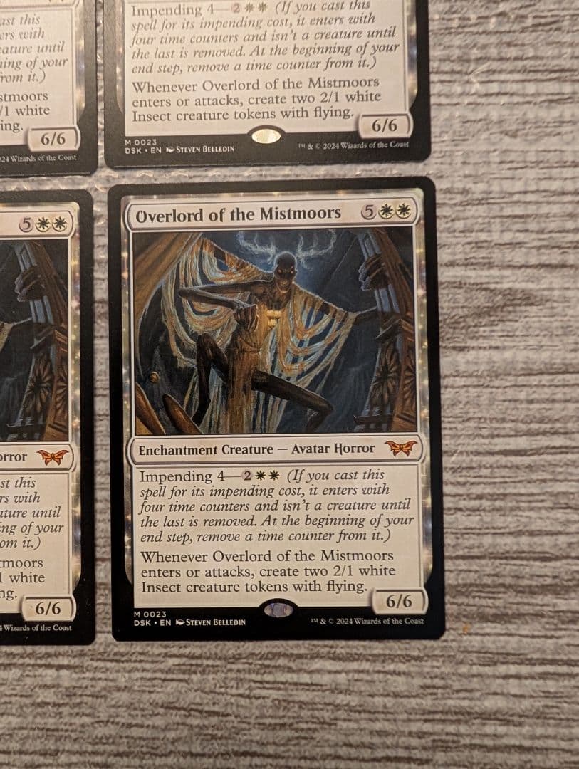 □メルカリ便□ Mtg ミストムーアの大主 英語 4枚セット ラスト在庫