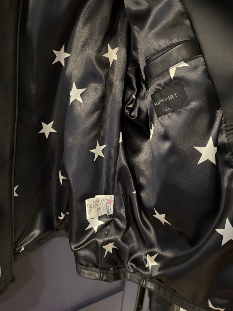 美品希少サイズ SOPHNET x Schott シープスキンライダース - メルカリ