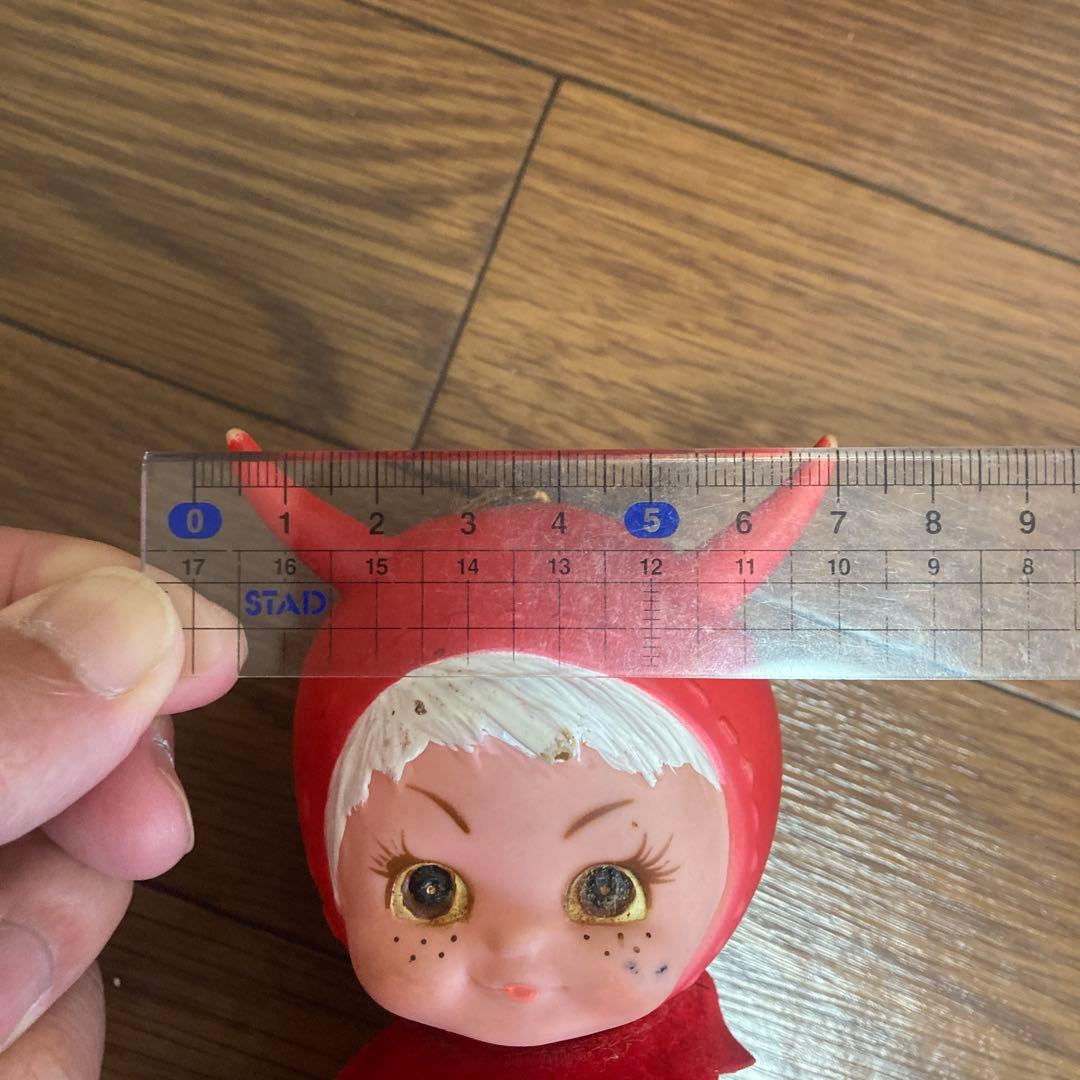 赤い悪魔の人形　kamar社　デビル　ソフビ　1970年代　ヴィンテージ