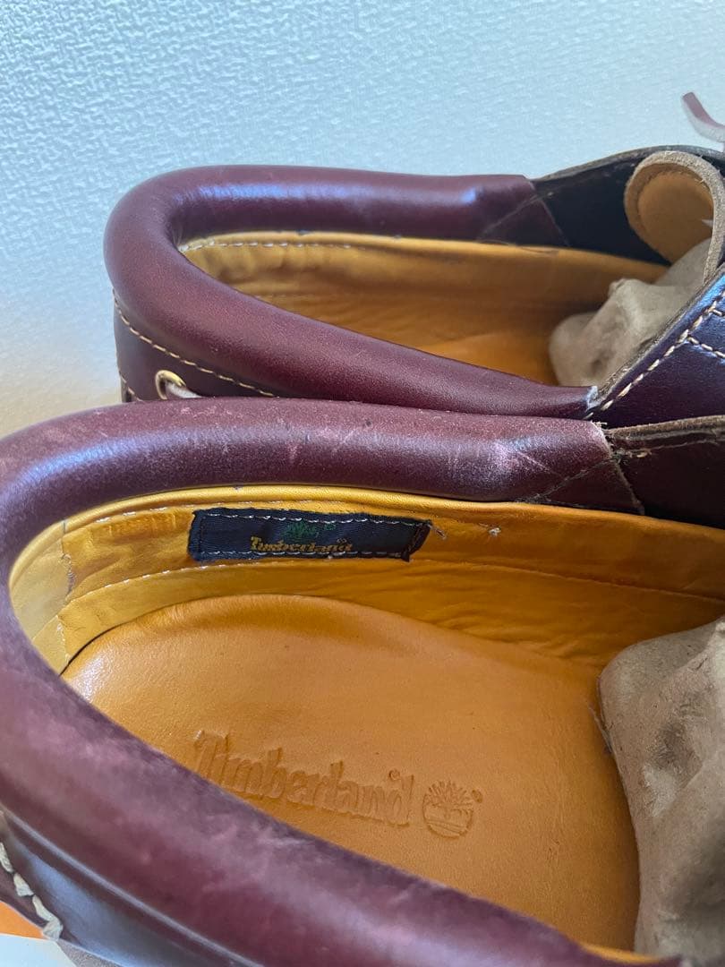 Timberland デッキシューズ 3eye クラシック バーガンディ26.5