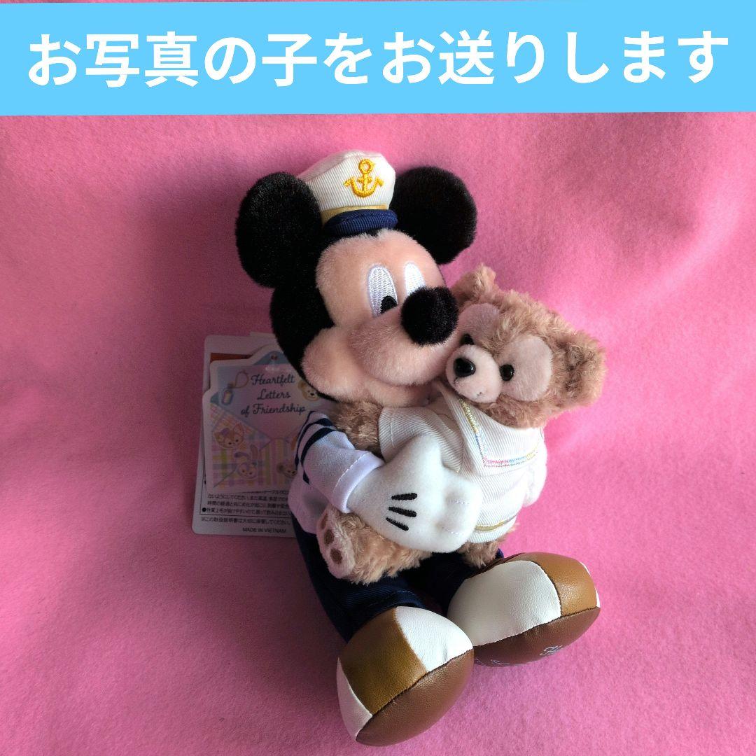 東京ディズニーシー ミッキーマウス ダッフィー ぬいぐるみバッジ