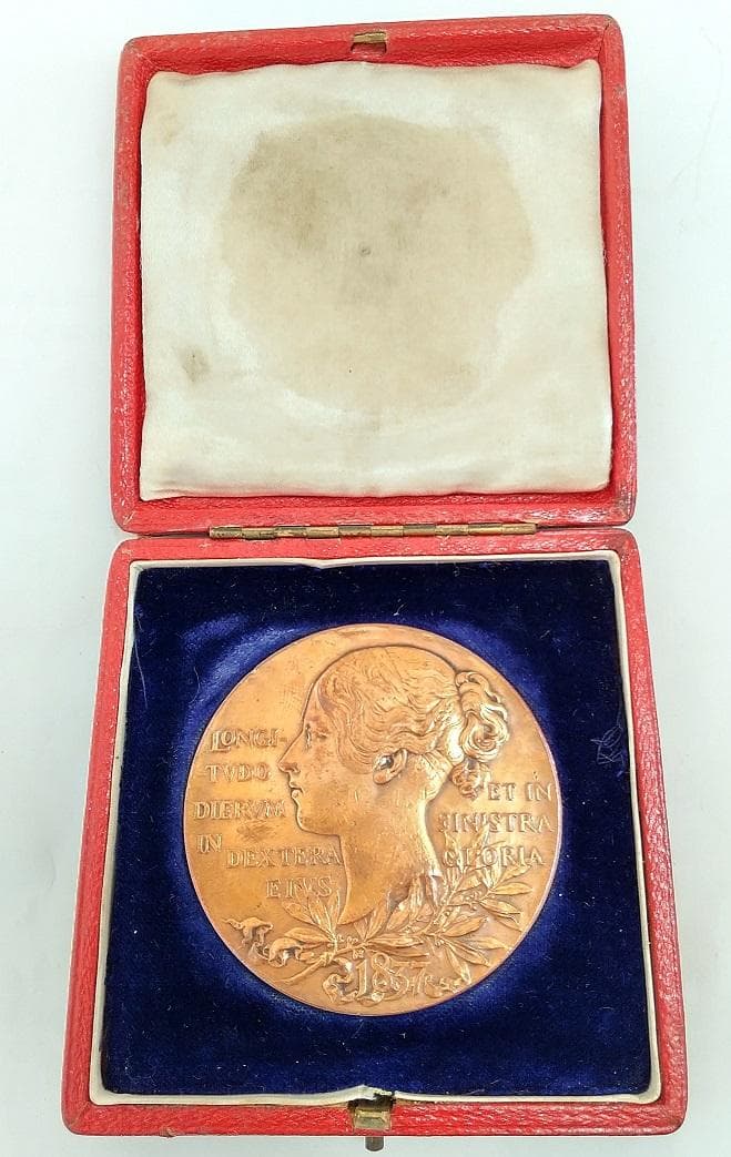 ⑤大型記念メダル 55mm 1897年 ヴィクトリア女王ダイヤモンド