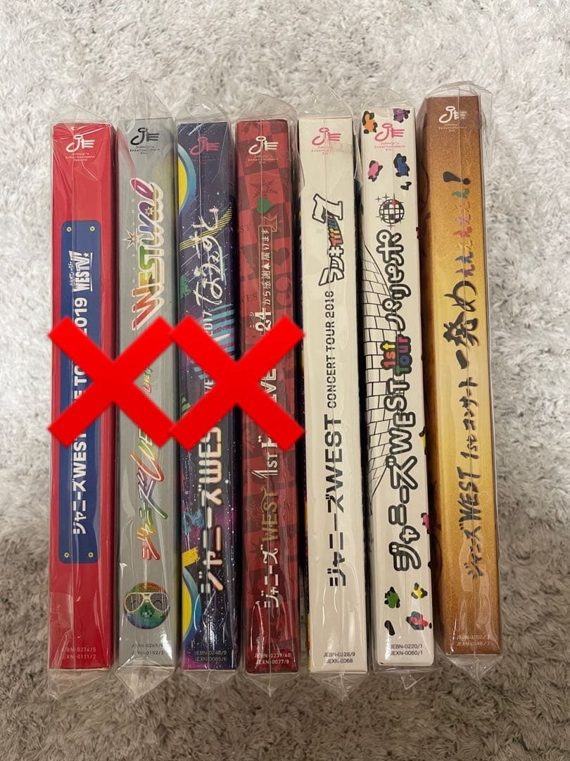 ジャニーズWEST Blu-rayまとめ売り