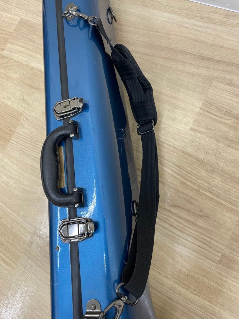 【12/16まで大幅値下げ中】CCシャイニーケース　トロンボーン　青ブルー