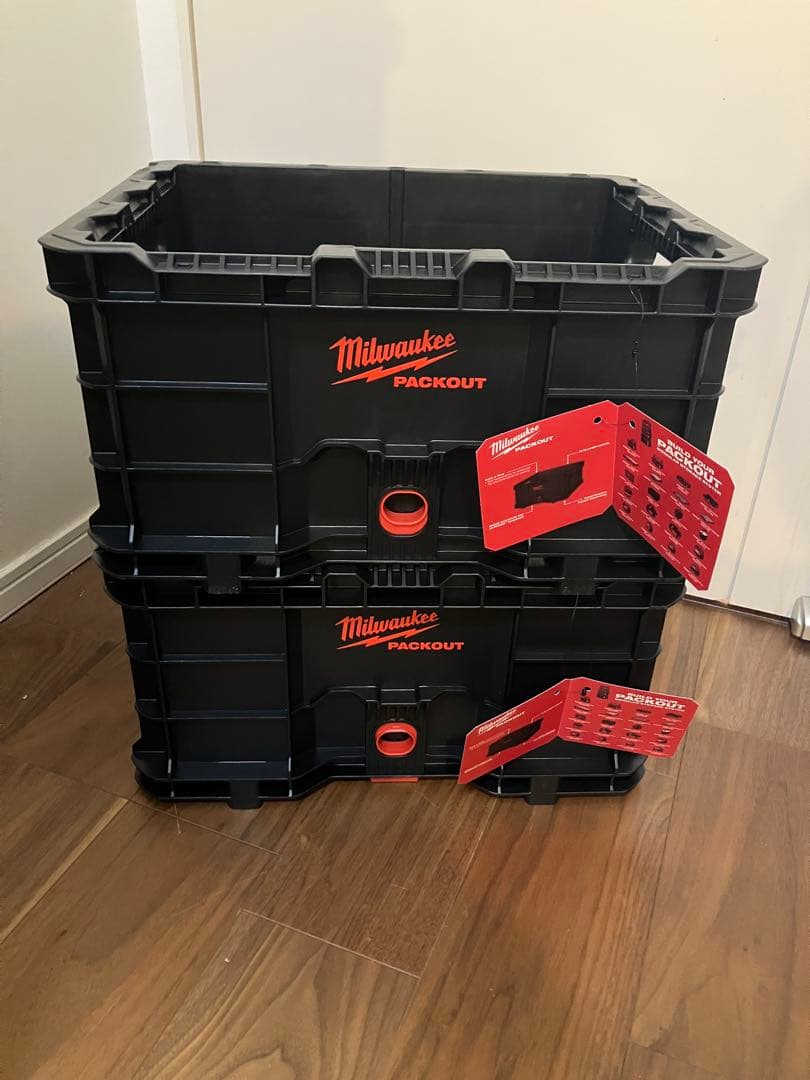 コンテナクレート2個ミルウォーキーパックアウトmilwaukee packout